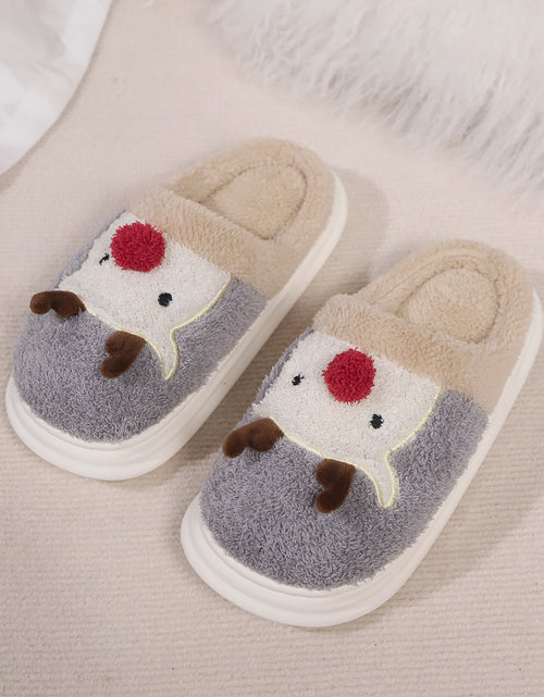 Load image into Gallery viewer, Elk Furry PVC Flat Slippers 2668south
