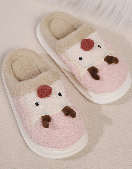 Load image into Gallery viewer, Elk Furry PVC Flat Slippers 2668south
