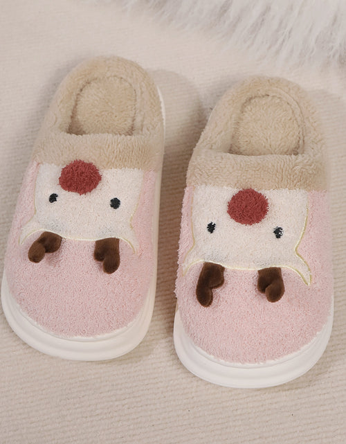 Load image into Gallery viewer, Elk Furry PVC Flat Slippers 2668south
