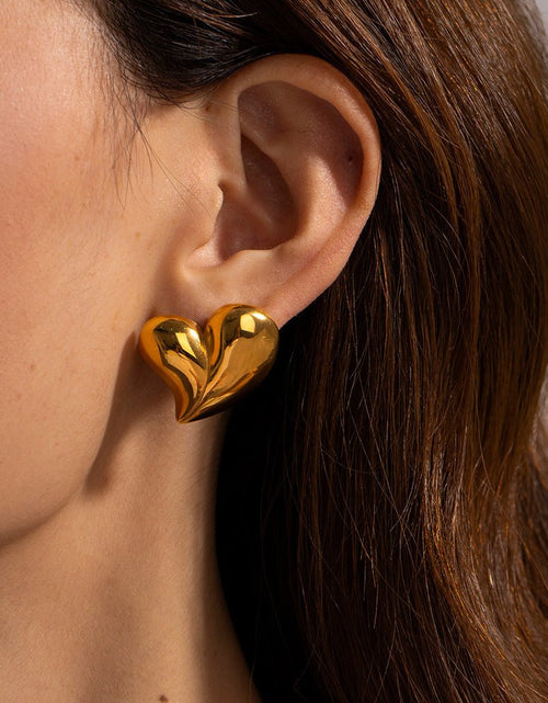 Load image into Gallery viewer, European And American 18K Gold Glossy Earrings 2668south
