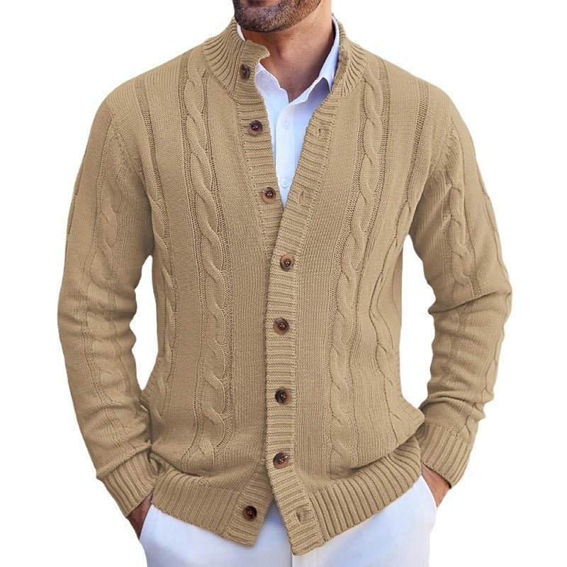 European And American Leisure Stand Collar Sweater Coat 2668south