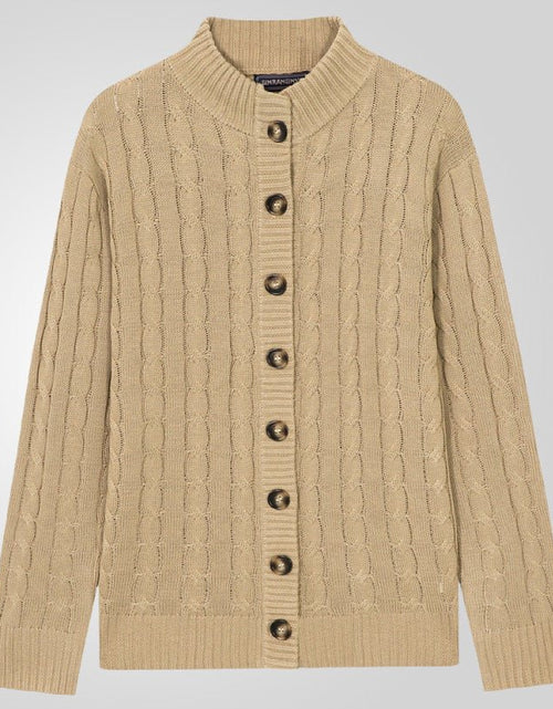 Load image into Gallery viewer, European And American Leisure Stand Collar Sweater Coat 2668south
