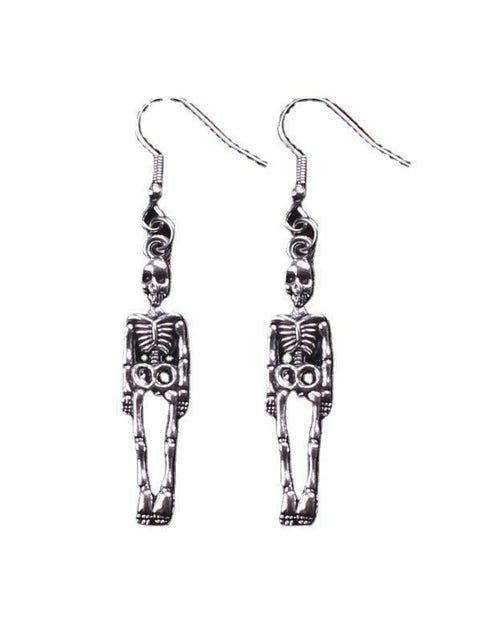 Load image into Gallery viewer, European And American Popular Exaggerated Gothic Skull Earrings 2668south
