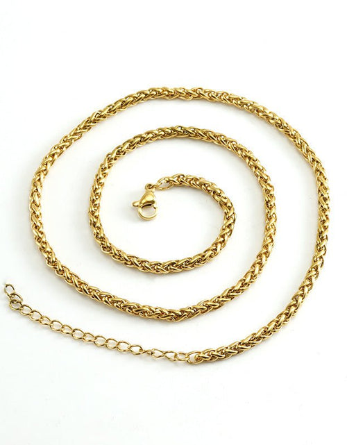 Load image into Gallery viewer, European And American Stainless Steel Necklace 18K Gold Keel Chain Necklace 2668south
