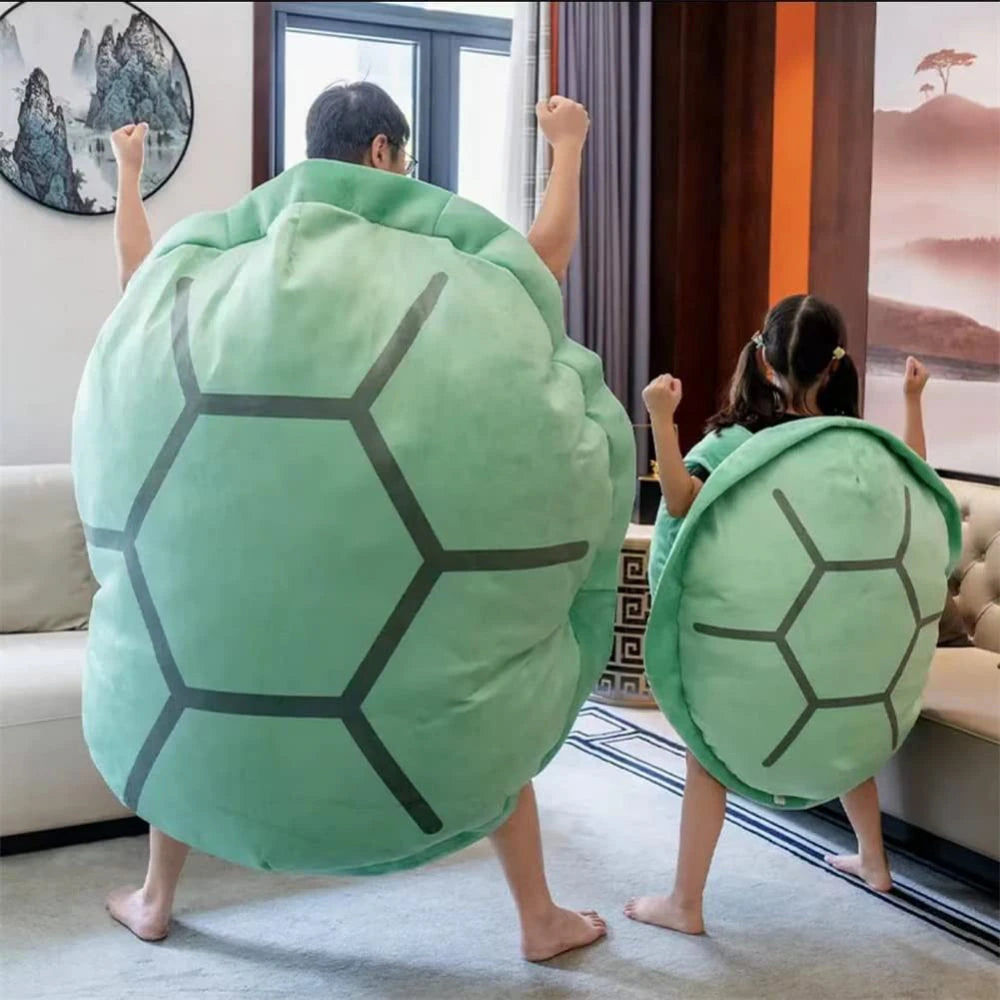 Extra Large Wearable Turtle Shell Pillows Weighted Stuffed Animal Costume Plush Toy Funny Dress Up, Gift for Kids Adults 2668south