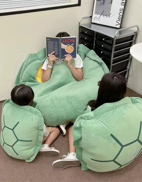 Load image into Gallery viewer, Extra Large Wearable Turtle Shell Pillows Weighted Stuffed Animal Costume Plush Toy Funny Dress Up, Gift for Kids Adults 2668south
