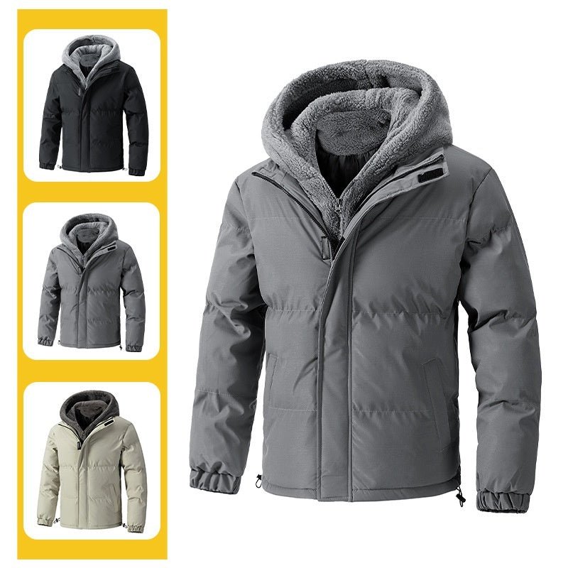 Fake Two Pieces Loose Padded Coat Men 2668south