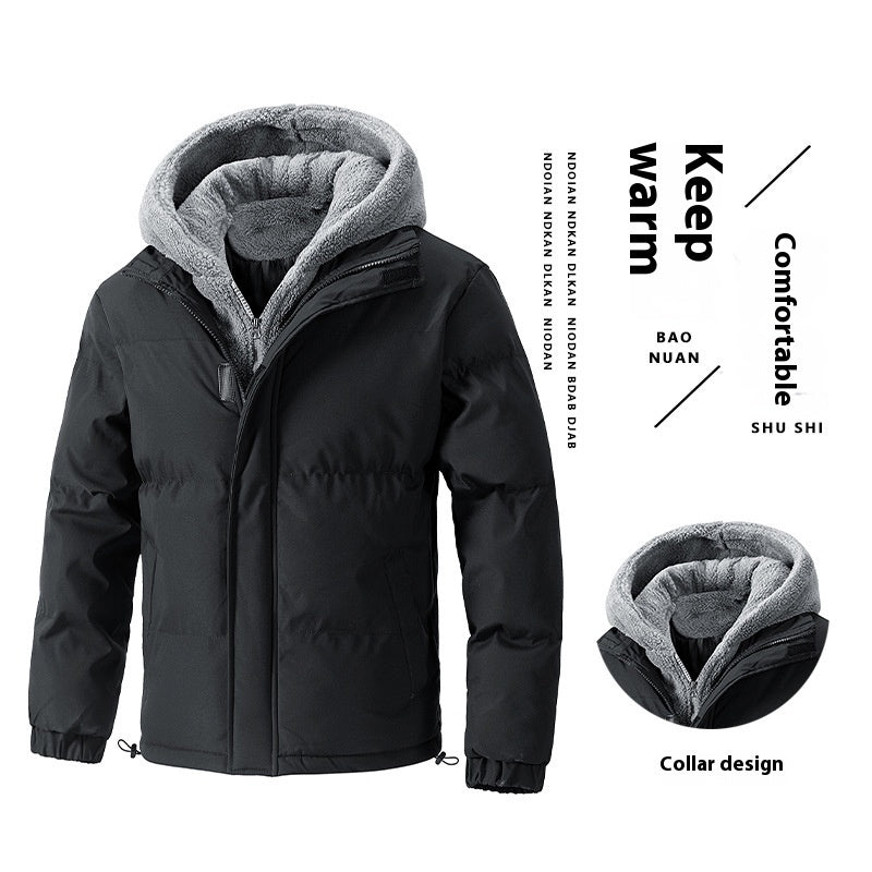 Fake Two Pieces Loose Padded Coat Men 2668south