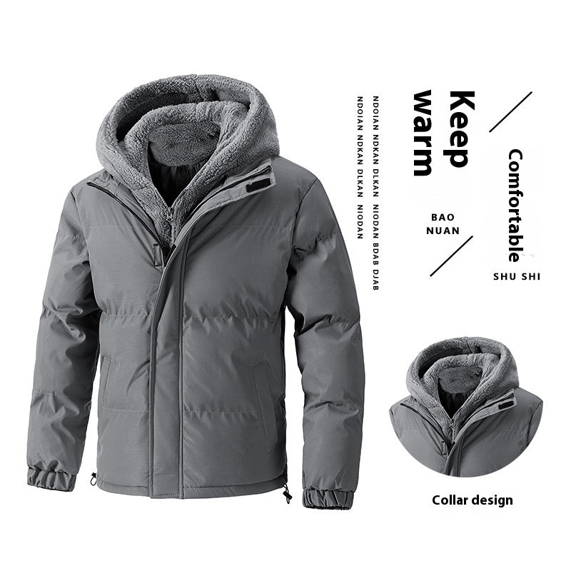 Fake Two Pieces Loose Padded Coat Men 2668south