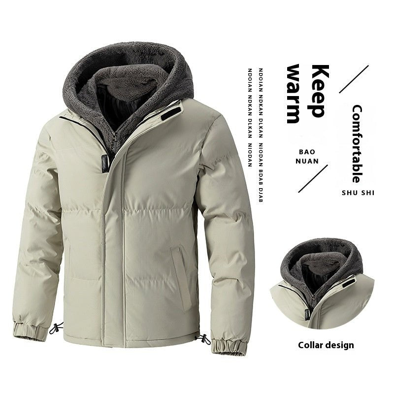 Fake Two Pieces Loose Padded Coat Men 2668south