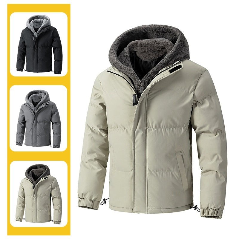 Fake Two Pieces Loose Padded Coat Men 2668south