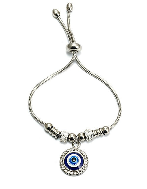 Load image into Gallery viewer, Fashion Adjustable Pull Out Blue Eye Bracelet 2668south
