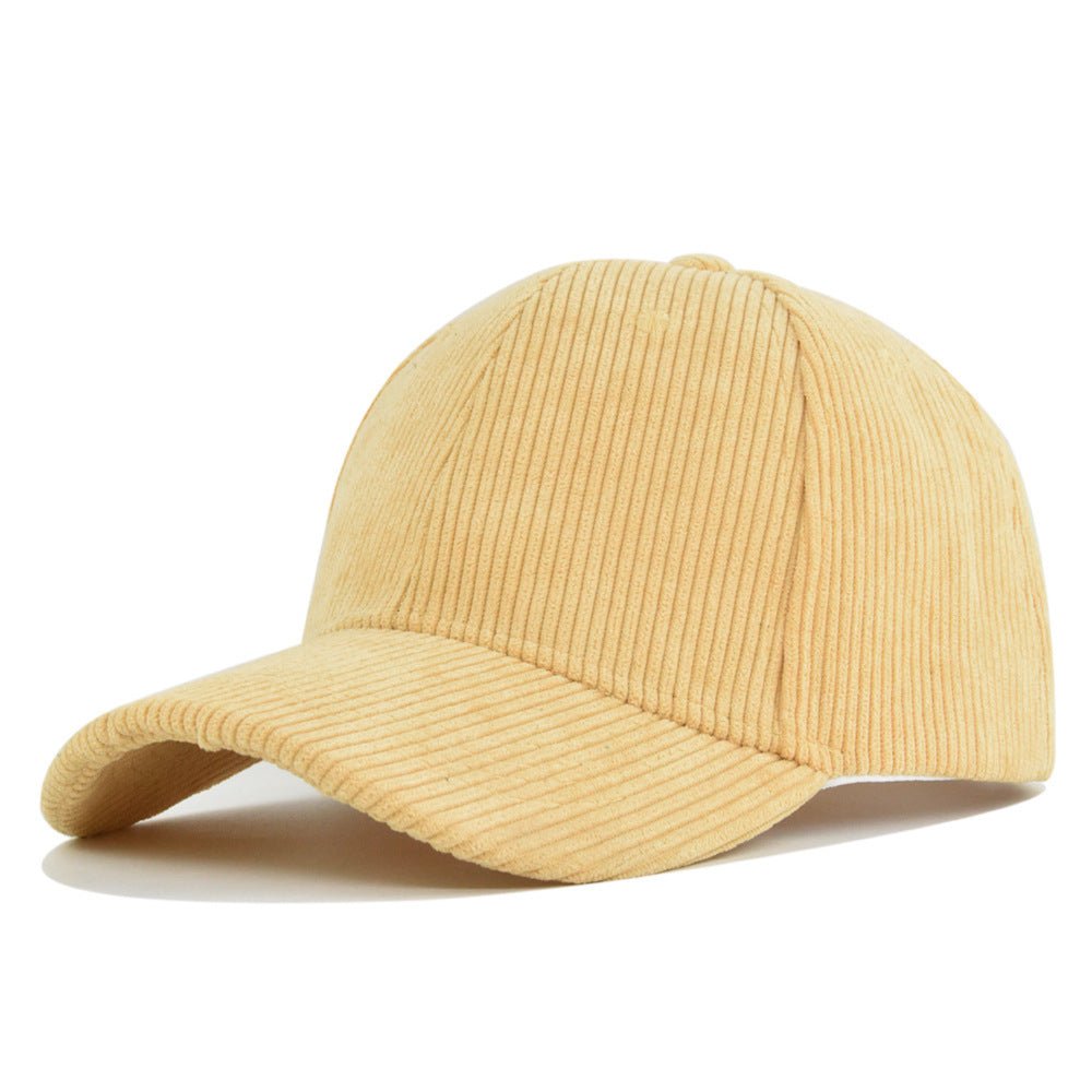 Fashion Corduroy All-matching Peaked Cap Men 2668south