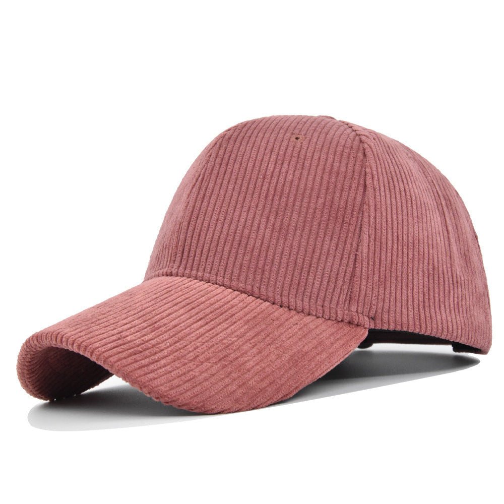 Fashion Corduroy All-matching Peaked Cap Men 2668south