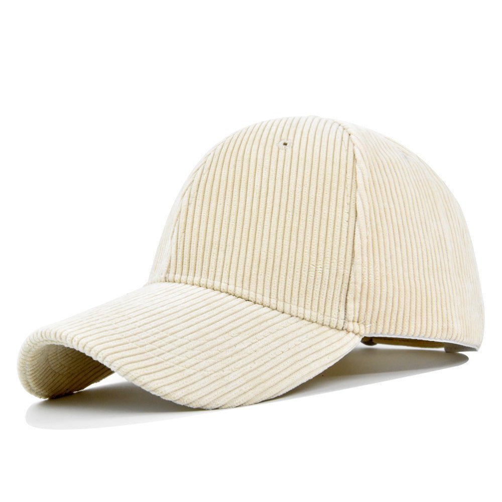 Fashion Corduroy All-matching Peaked Cap Men 2668south