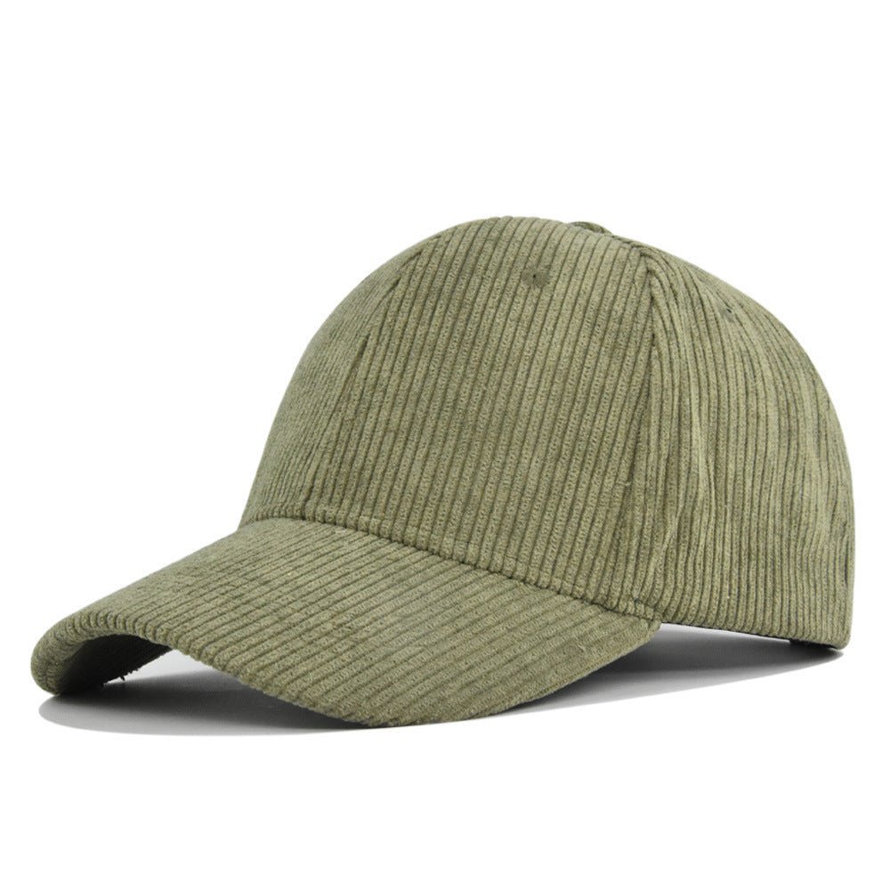 Fashion Corduroy All-matching Peaked Cap Men 2668south