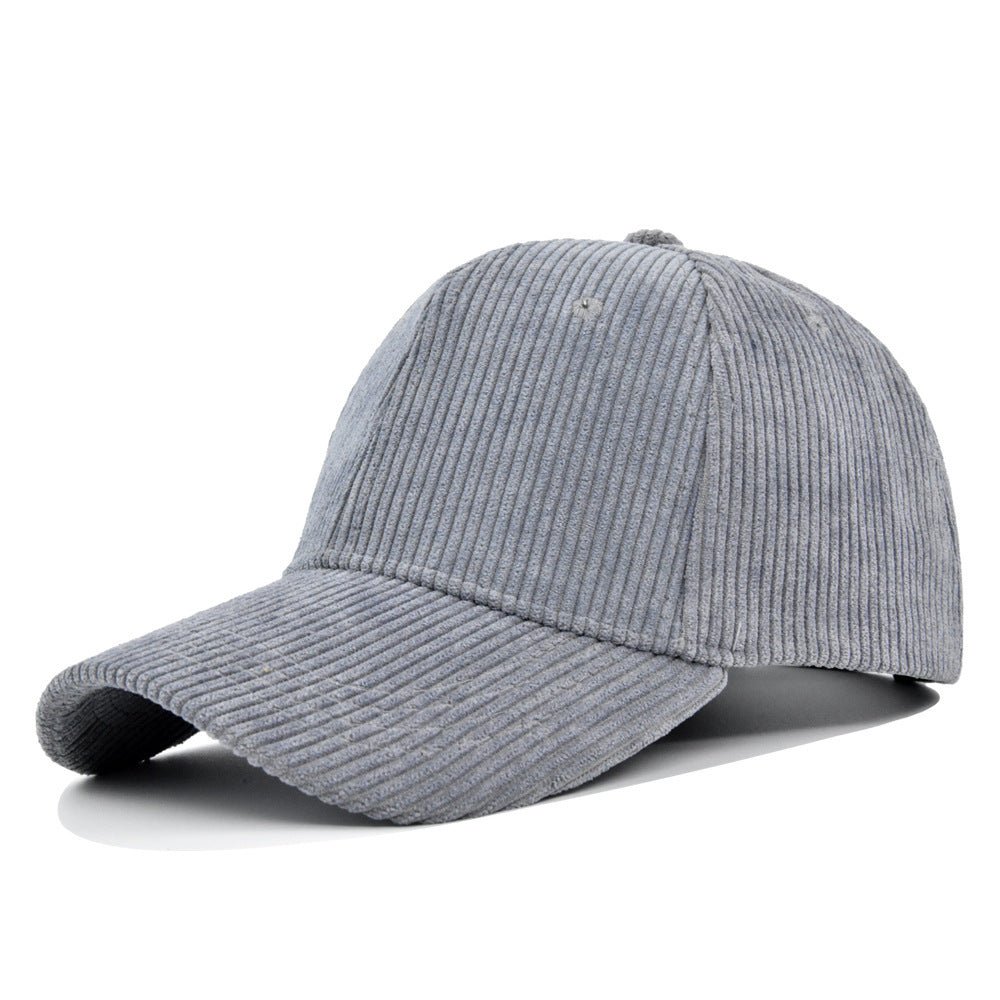 Fashion Corduroy All-matching Peaked Cap Men 2668south