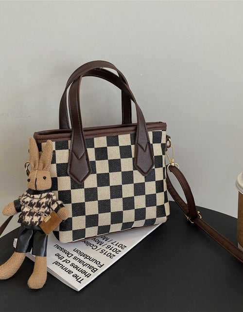 Load image into Gallery viewer, Fashion Houndstooth Shoulder Bags Portable Checkerboard Handbags All-match Messenger Bag Women Totes 2668south
