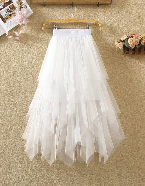 Load image into Gallery viewer, Fashion Irregular With Personality Tulle Skirt Women 2668south
