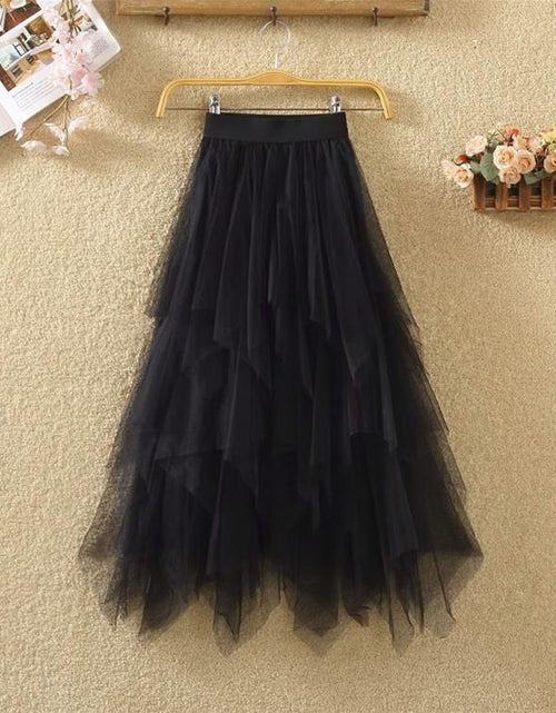 Load image into Gallery viewer, Fashion Irregular With Personality Tulle Skirt Women 2668south
