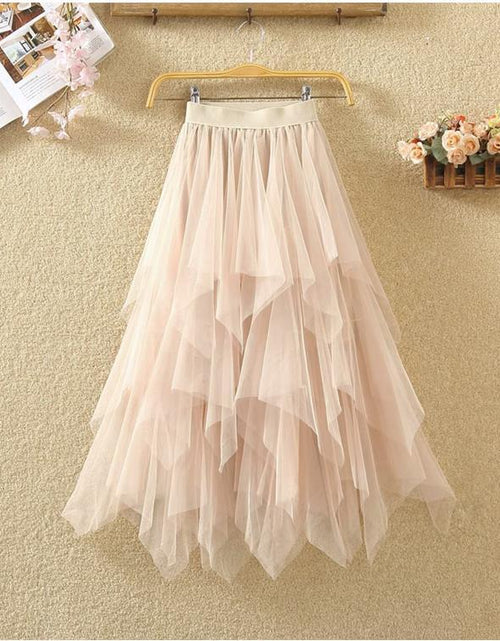 Load image into Gallery viewer, Fashion Irregular With Personality Tulle Skirt Women 2668south
