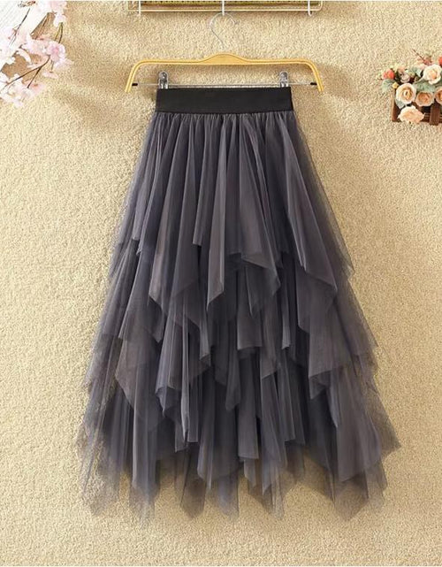 Load image into Gallery viewer, Fashion Irregular With Personality Tulle Skirt Women 2668south
