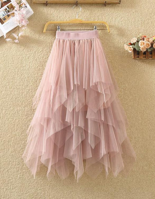 Load image into Gallery viewer, Fashion Irregular With Personality Tulle Skirt Women 2668south
