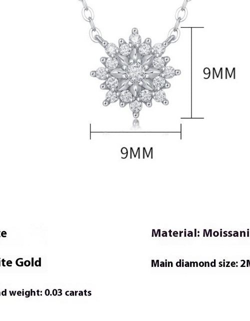 Load image into Gallery viewer, Fashion Moissanite Silver SUNFLOWER Pendant 2668south
