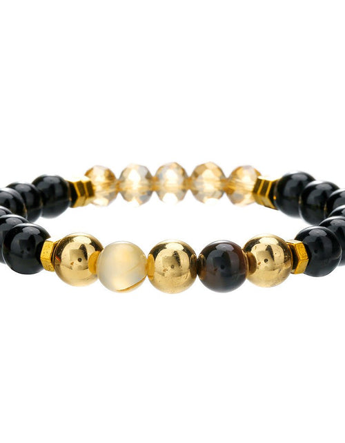 Load image into Gallery viewer, Fashion Ornament Men&#39;s And Women&#39;s Black Agate Cut 2668south
