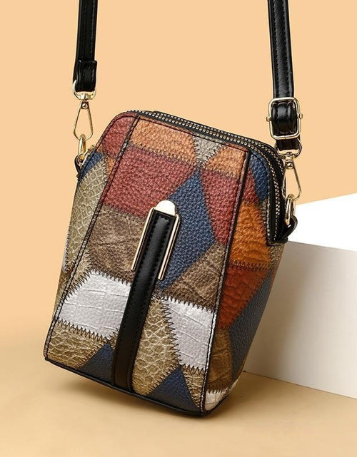 Load image into Gallery viewer, Fashion Soft Leather Stitching Shoulder Bag 2668south
