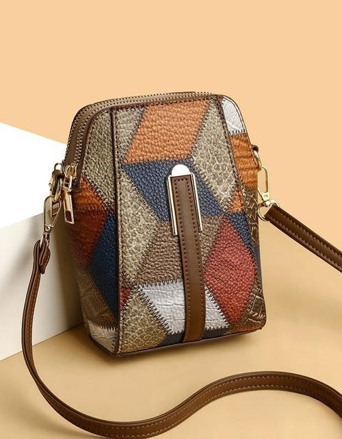 Load image into Gallery viewer, Fashion Soft Leather Stitching Shoulder Bag 2668south
