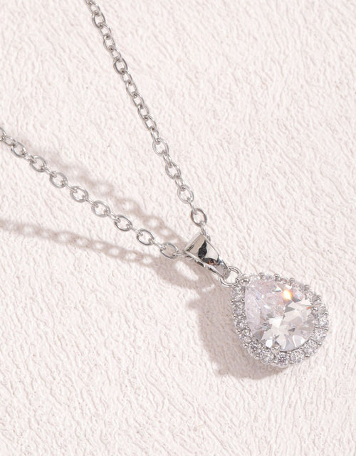 Load image into Gallery viewer, Fashion Zircon Water Drops Pendant Necklace For Women 2668south
