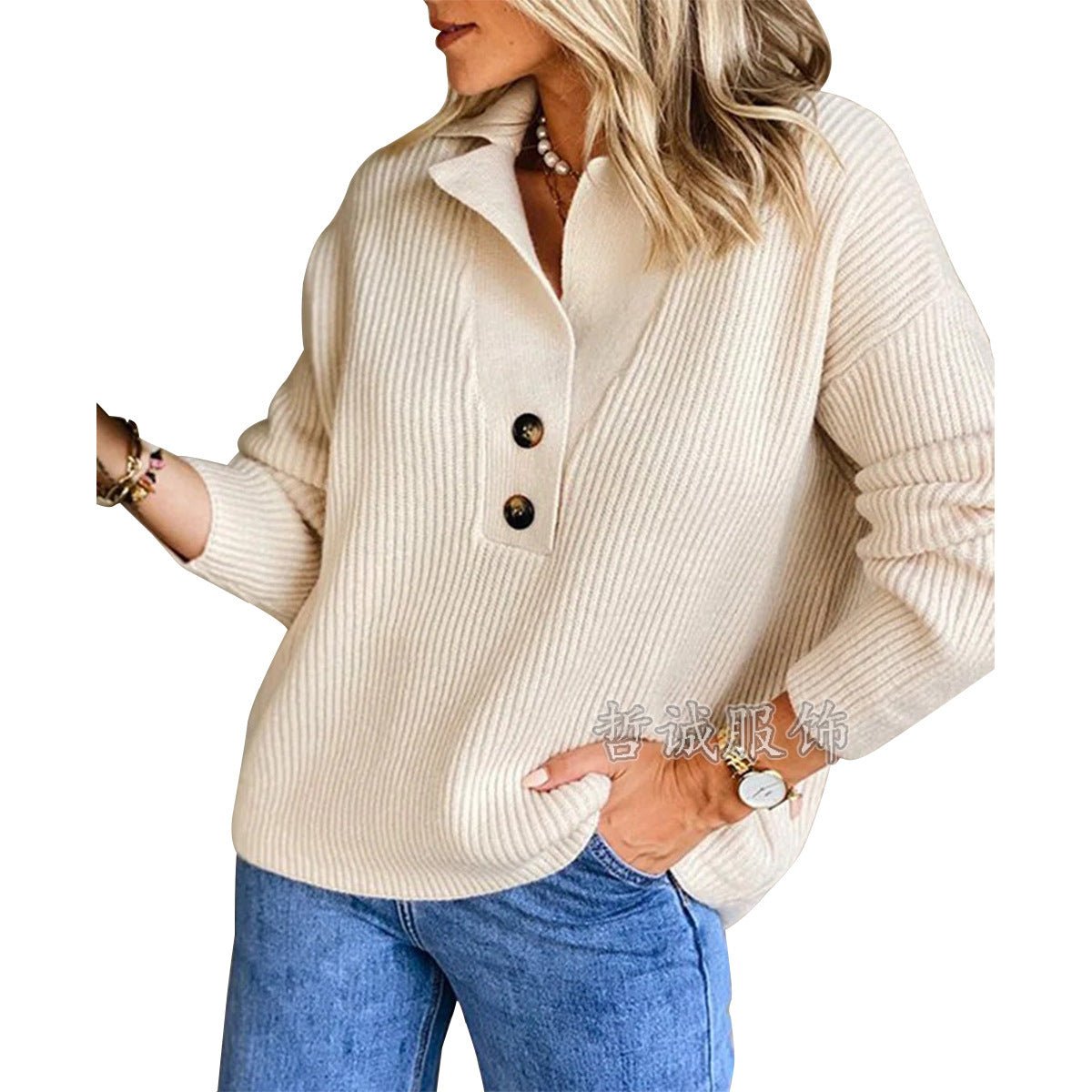 Fashionable Simple Casual Baita Sweater For Women 2668south