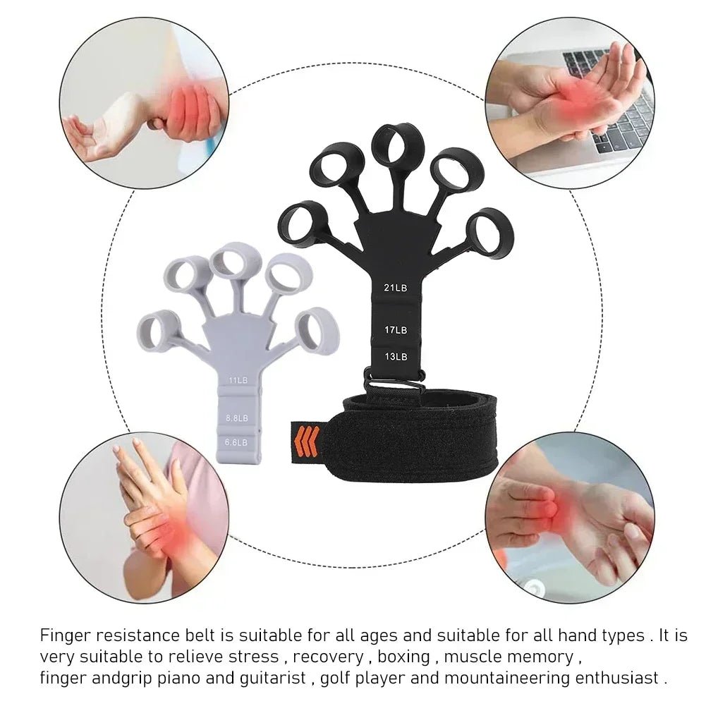 Finger Gripper Training and Exercise Patient Hand Strengthener Guitar Finger Flexion and Extension Training Device Trainning 2668south