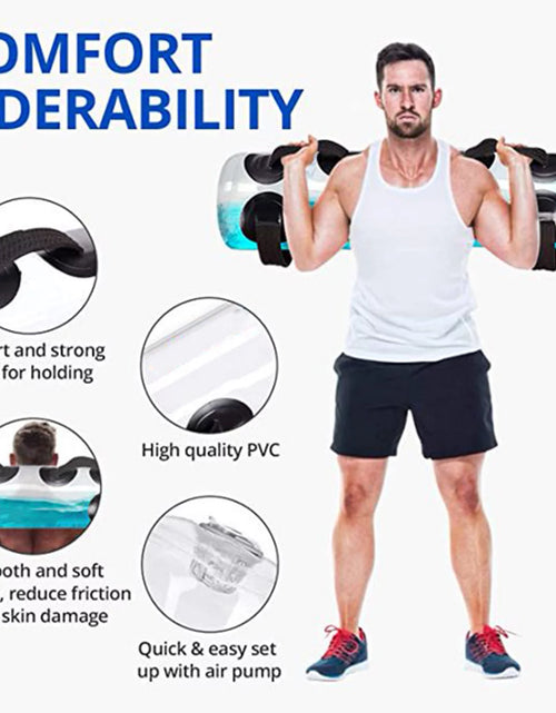 Load image into Gallery viewer, Fitness Aqua Bag Training Power Bag, Adjustable Water Weight Bag with Upgraded Air Pump 45LBS Portable Aqua Training Bag Instead of Sand Bag Training Home Gym for Workout Weights Training Balance 2668south
