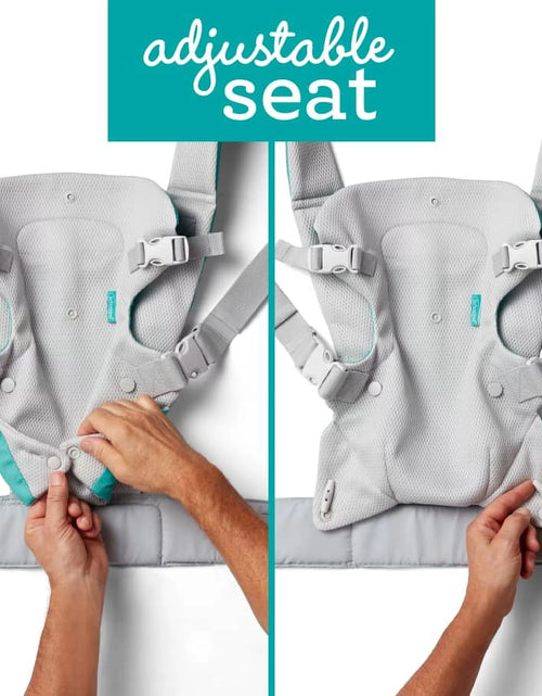 Load image into Gallery viewer, Flip 4-In-1 Convertible Light &amp; Airy Baby Carrier, 4-Position, 8-32Lb, White 2668south
