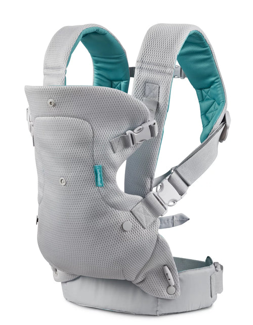 Load image into Gallery viewer, Flip 4-In-1 Convertible Light &amp; Airy Baby Carrier, 4-Position, 8-32Lb, White 2668south
