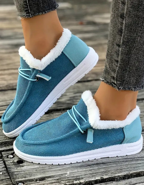 تحميل الصورة إلى عارض المعرض، Fluff Round Toe Flat Slip-Ons 2668south
