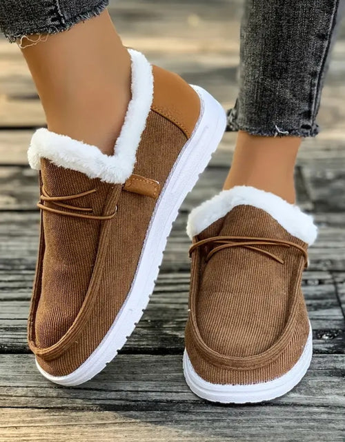 تحميل الصورة إلى عارض المعرض، Fluff Round Toe Flat Slip-Ons 2668south
