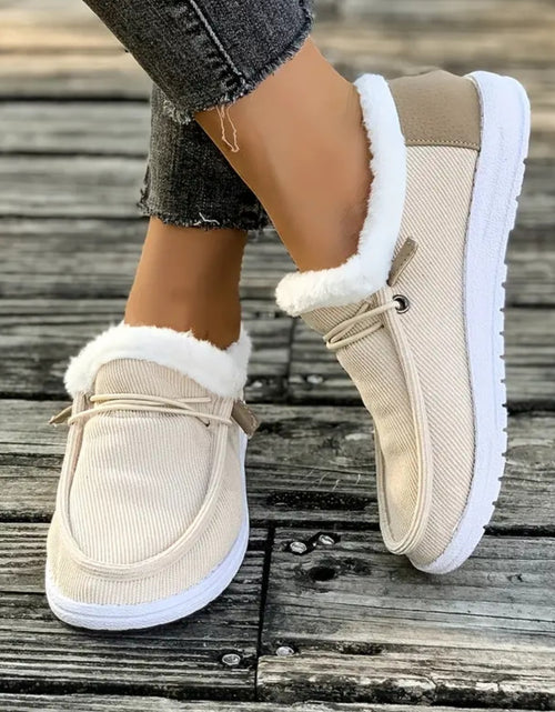 تحميل الصورة إلى عارض المعرض، Fluff Round Toe Flat Slip-Ons 2668south
