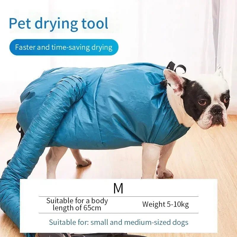 Folding Dog Hair Dryer Portable Pet Drying Bag Efficient Dogs Hair Dryers Blow Bag Cat Dryer Winter Pets Cleaning Accessories 2668south