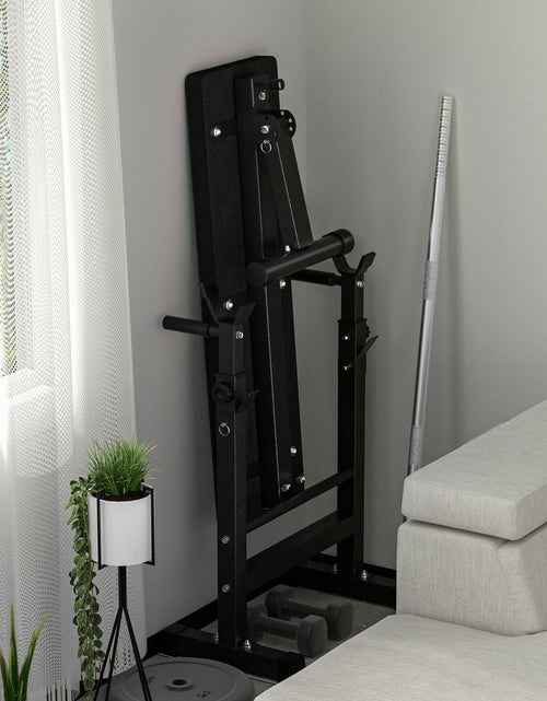 Load image into Gallery viewer, Folding Weight Bench Home Gym Adjustable Strength Training Adjustable Barbell Rack 2668south
