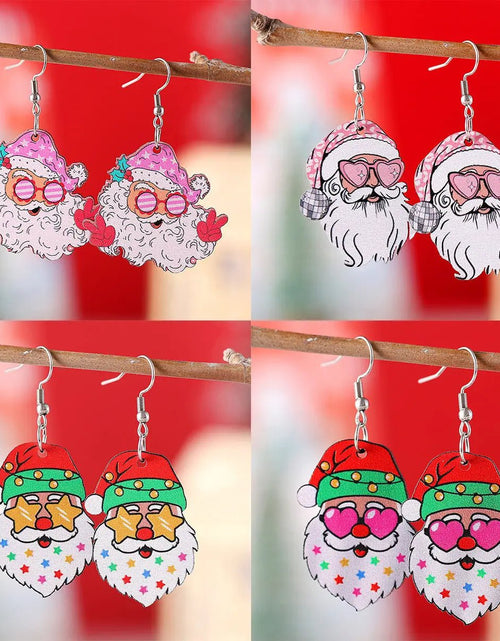 Load image into Gallery viewer, Funny Santa Claus Earrings Christmas Pendant Earrings Gift 2668south
