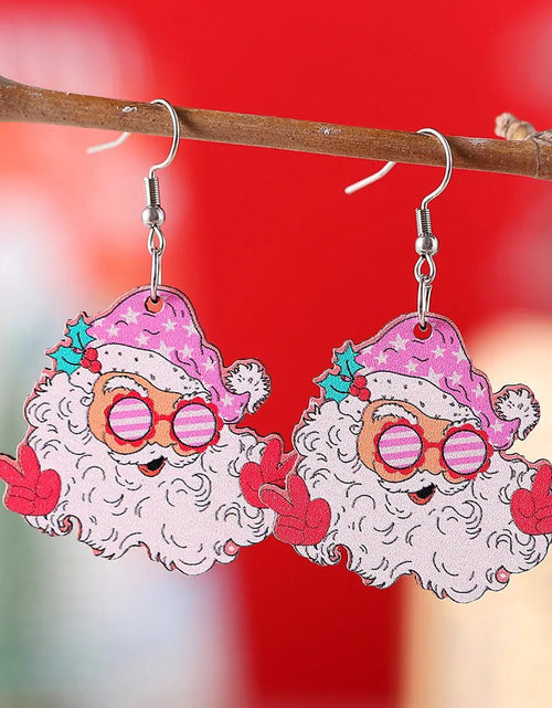 Load image into Gallery viewer, Funny Santa Claus Earrings Christmas Pendant Earrings Gift 2668south
