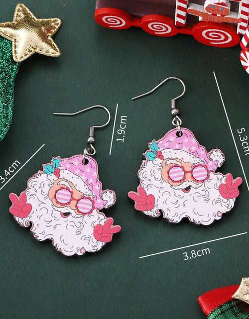 Load image into Gallery viewer, Funny Santa Claus Earrings Christmas Pendant Earrings Gift 2668south
