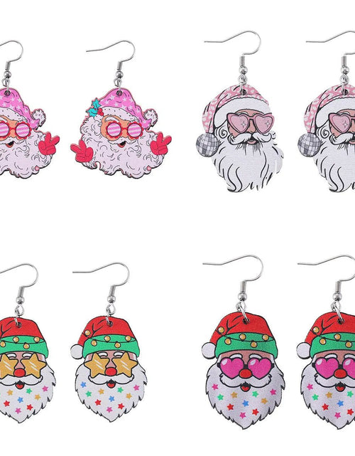 Load image into Gallery viewer, Funny Santa Claus Earrings Christmas Pendant Earrings Gift 2668south
