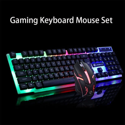 GTX300 Gaming CF LOL Gaming Keyboard Mouse Glowing Set 2668south