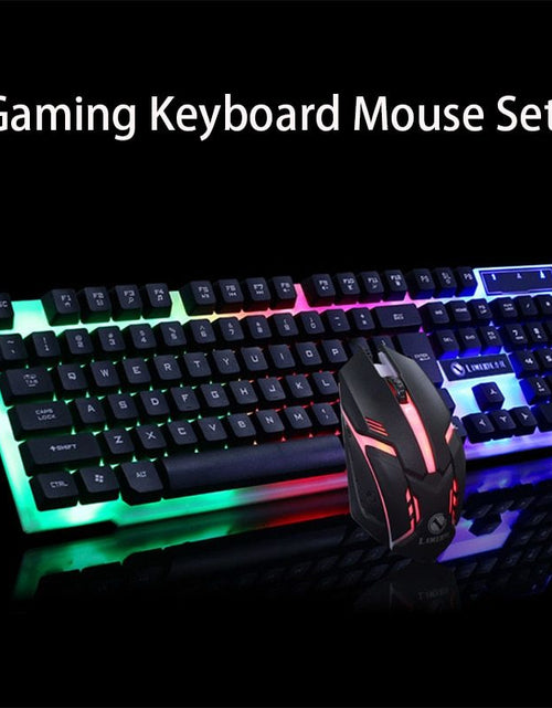 Load image into Gallery viewer, GTX300 Gaming CF LOL Gaming Keyboard Mouse Glowing Set 2668south
