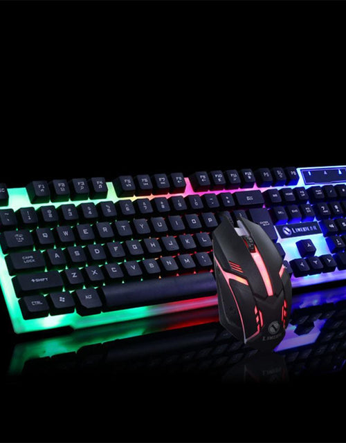 Load image into Gallery viewer, GTX300 Gaming CF LOL Gaming Keyboard Mouse Glowing Set 2668south
