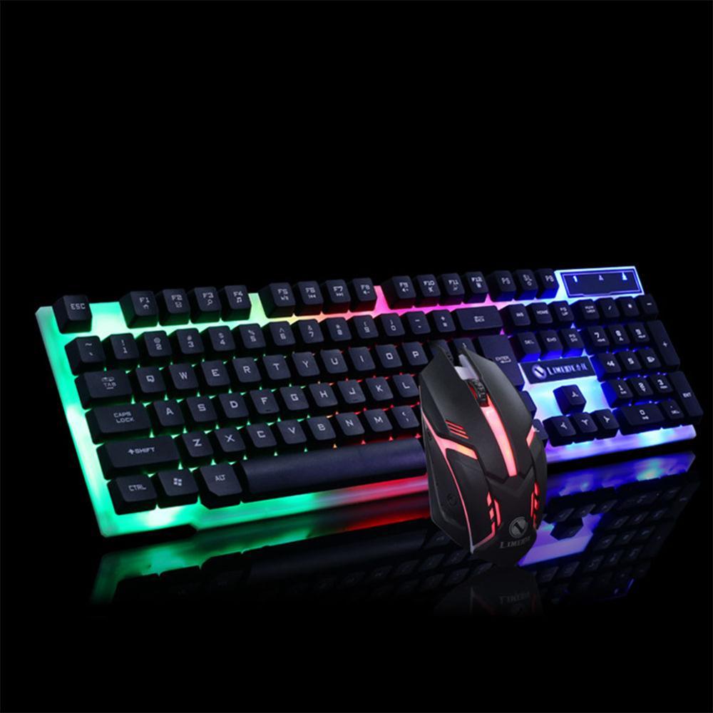 GTX300 Gaming CF LOL Gaming Keyboard Mouse Glowing Set 2668south